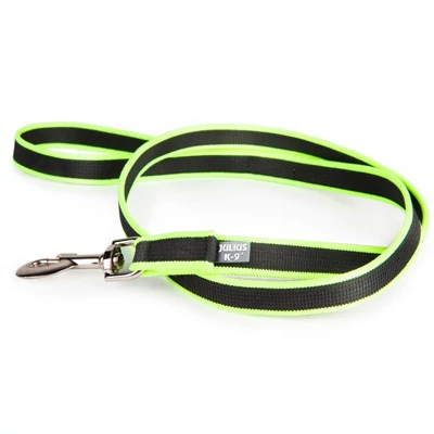 PREMIUM JOGGING PÓRÁZ, 1,3 m (neon zöld/fekete) - JULIUS-K9®